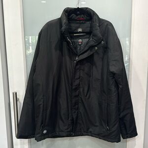 Stormtech US Performance Men’s Black Windbreaker Winter Coat Zip Up Jacket Sz XL